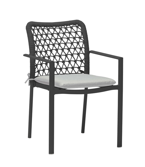 Verona Outdoor Dining Chair - Charcoal