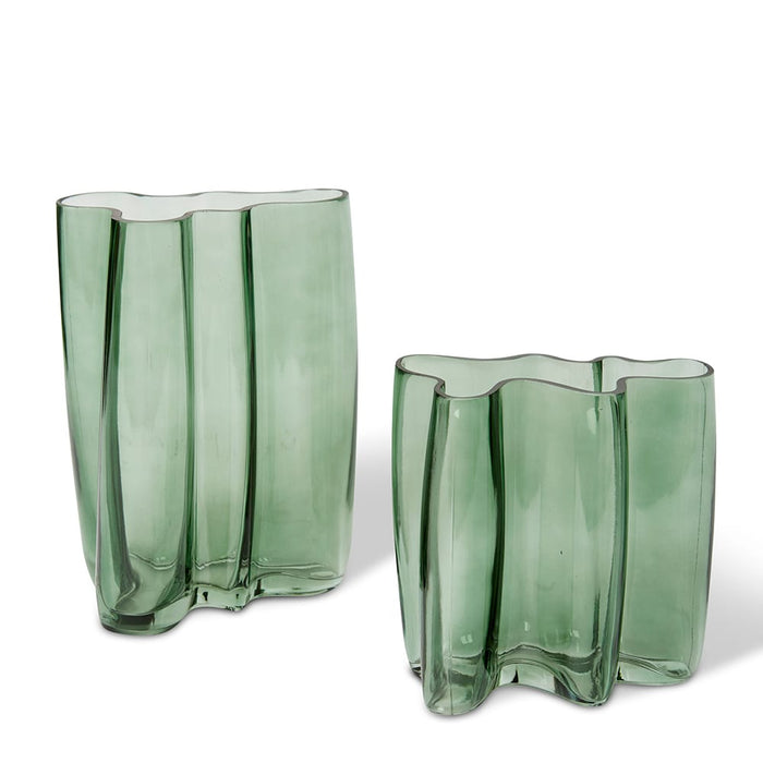 Victoria Vase - Green, 25cm (H)