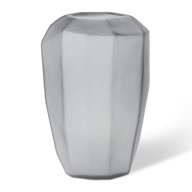 Waylon Tall Vase - Smoke Grey, 46cm (H)