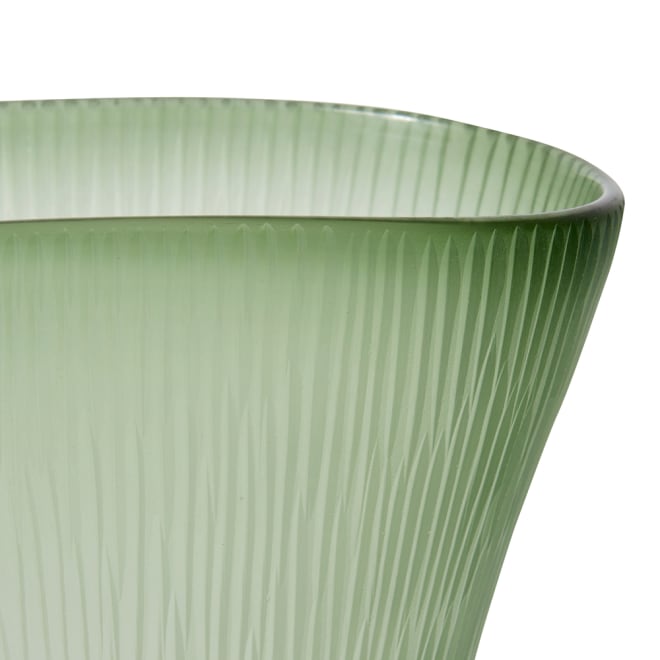 Lona Vase - Green, 30cm (H)