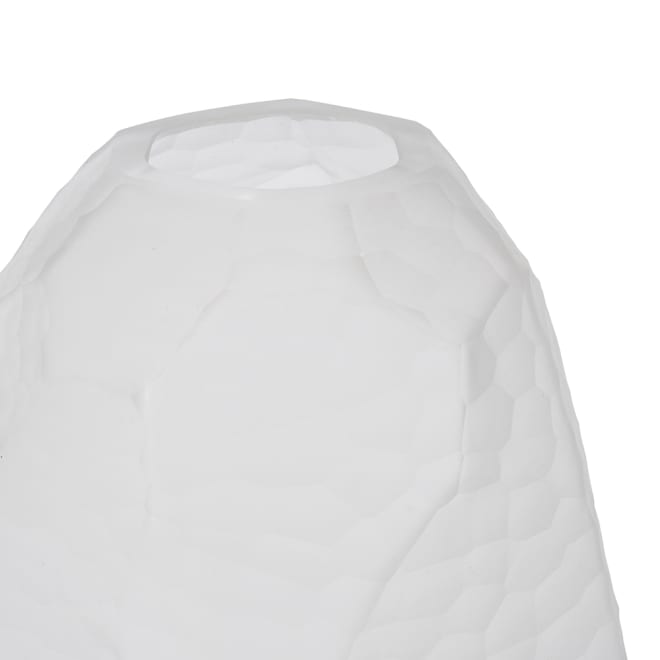Rufus Vase - Frosted White, 27cm (H)