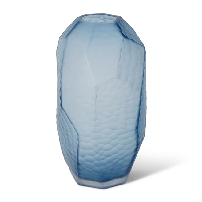 Rufus Vase - Ink Blue, 35cm (H)