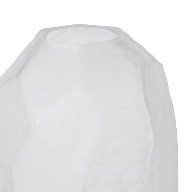 Rufus Vase - Frosted White, 35cm (H)