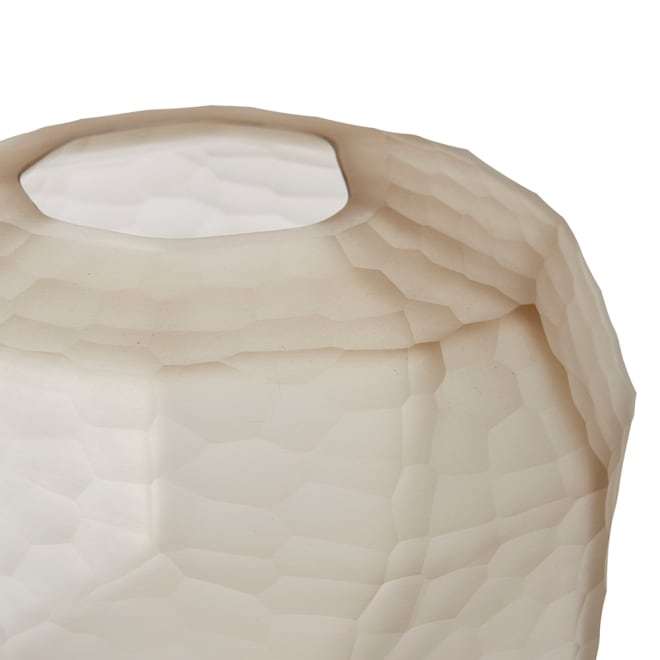 Rufus Round Vase - Sand, 15cm (H)