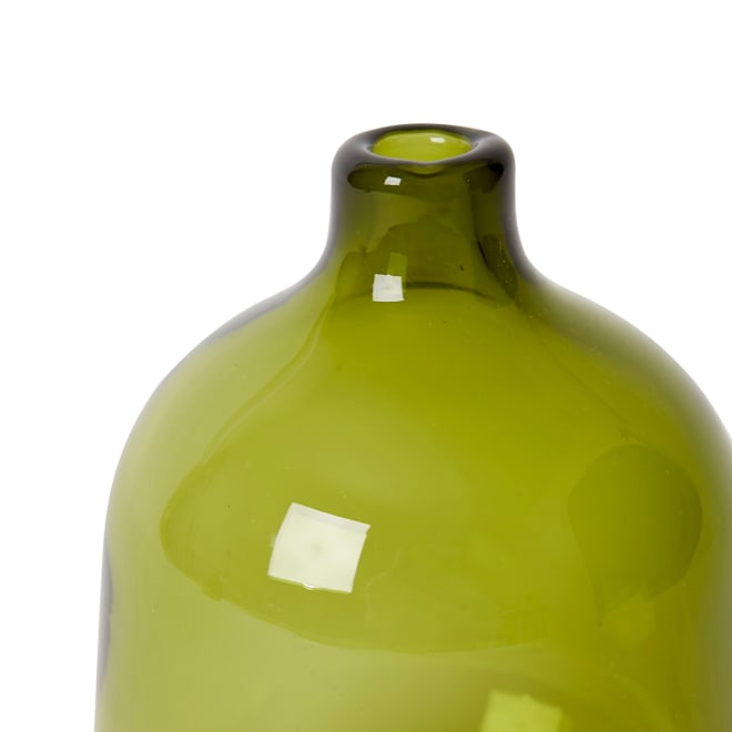 Dalili Bottle - Green, 14cm (H)