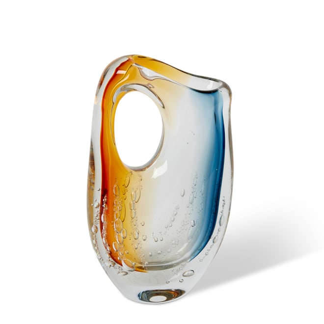 Kamara Vase - Blue, 29cm (H)