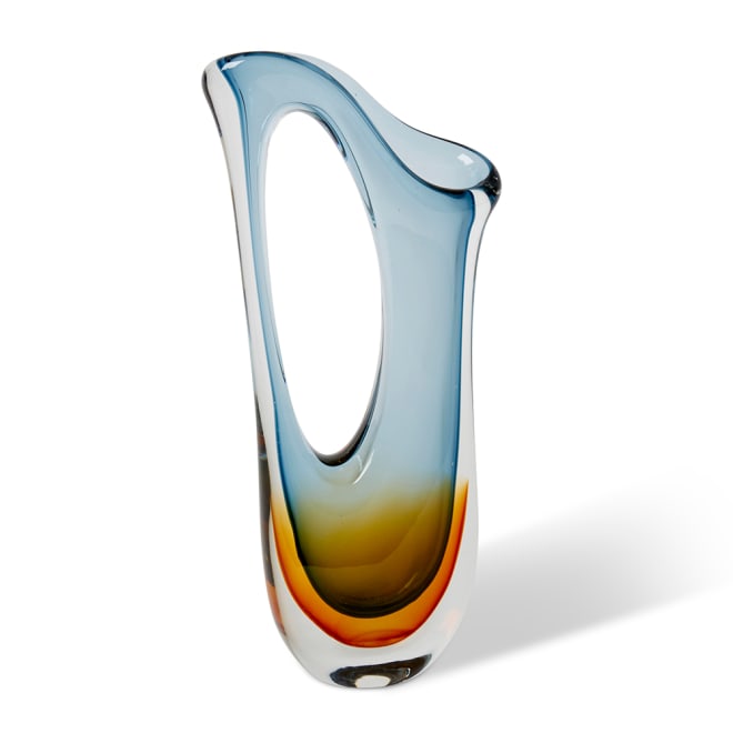 Kamara Tall Vase - Blue, 41cm (H)