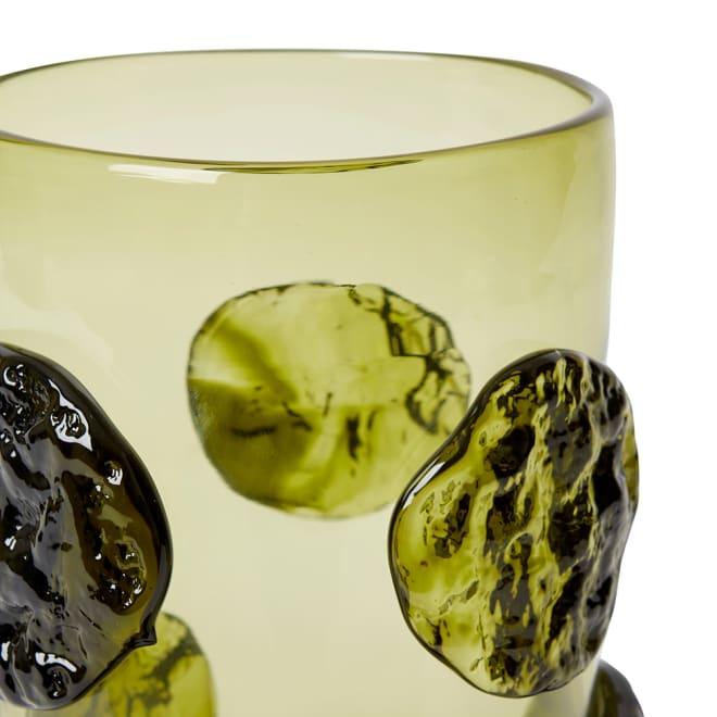 Mansa Vase - Green, 35cm (H)