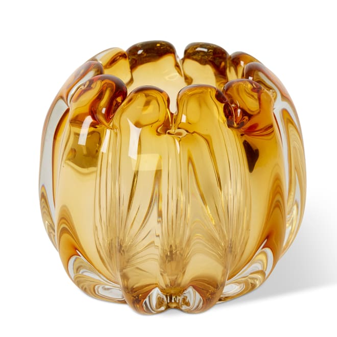 Thandie Vase - Amber, 17cm (H)