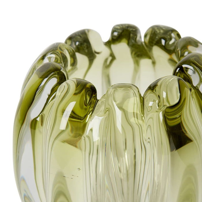 Thandie Vase - Green, 17cm (H)