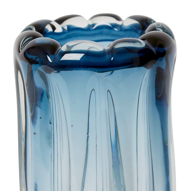 Thandie Tall Vase - Blue, 26cm (H)
