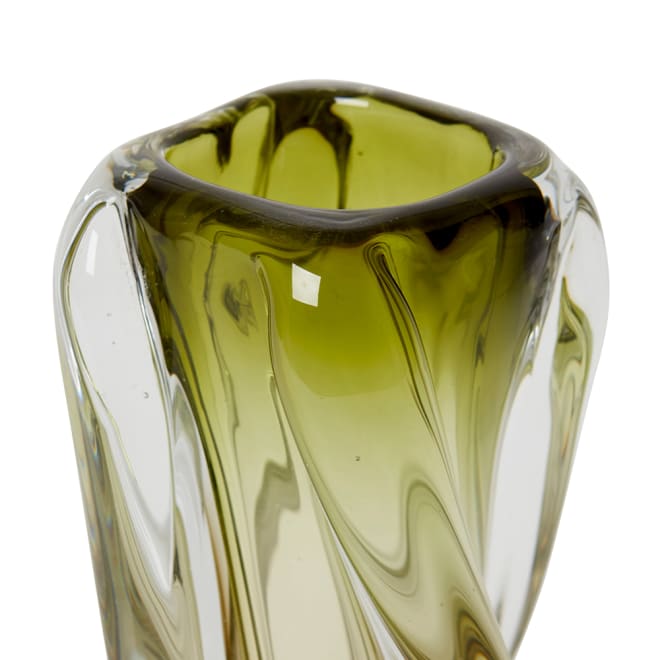 Sharik Vase - Green, 20cm (H)