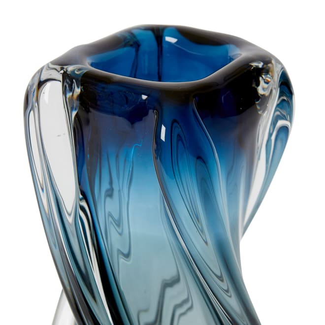 Sharik Vase - Blue, 28cm (H)