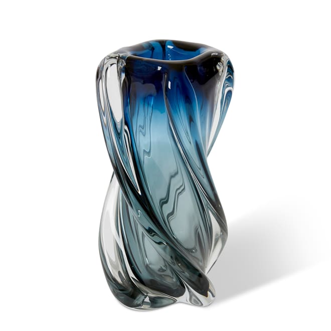 Sharik Vase - Blue, 28cm (H)