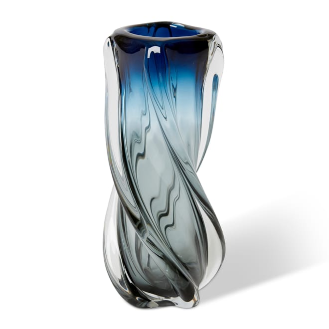 Sharik Vase - Blue, 36cm (H)