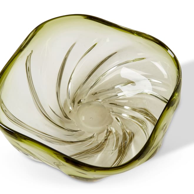 Sharik Bowl - Green, 12cm (H)