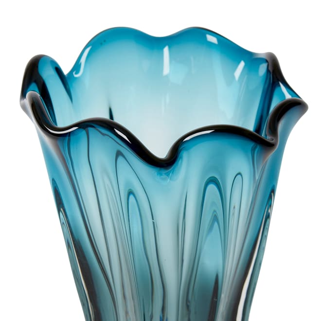 Shaka Vase - Blue, 40cm (H)