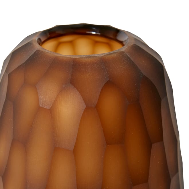 Romina Vase - Brown, 20cm (H)