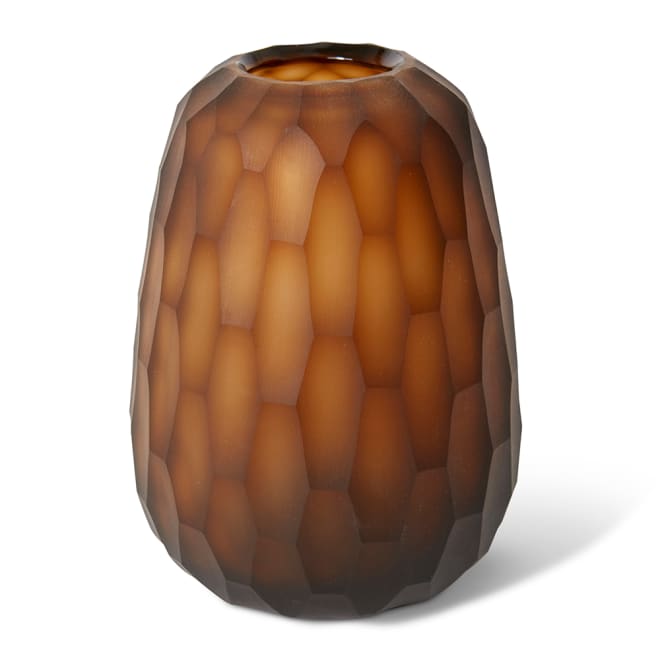 Romina Vase - Brown, 20cm (H)