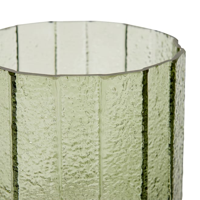 Samara Vase - Green, 15cm (H)