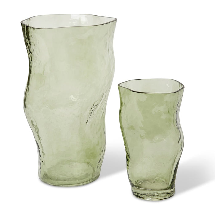 Delfina Vase - Green, 25cm (H)