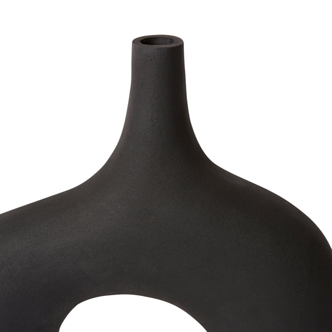 Arnold Vase - Black, 31cm (H)