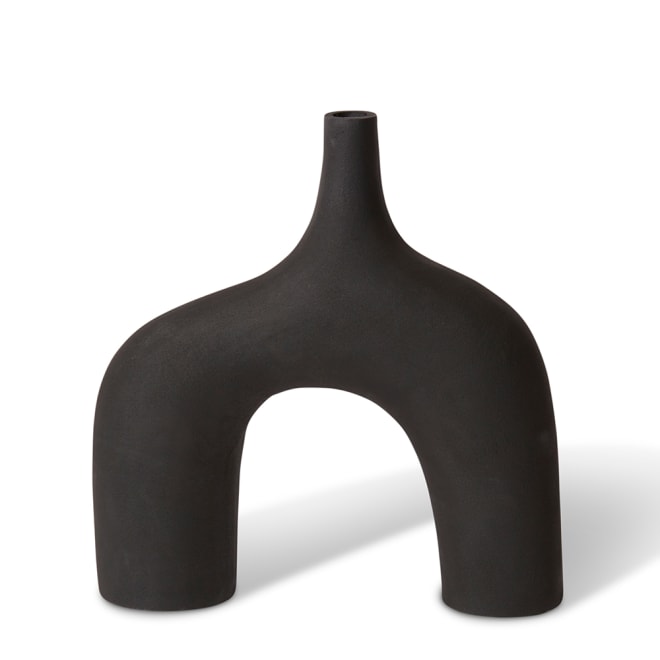 Arnold Vase - Black, 31cm (H)