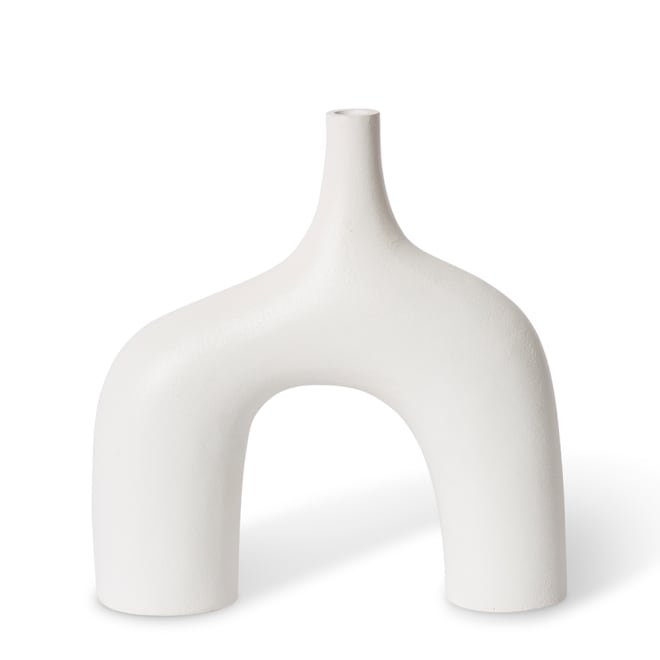 Arnold Vase - White, 31cm (H)