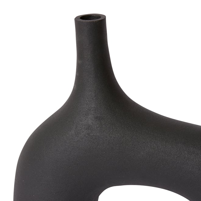 Arnold Vase - Black, 25cm (H)