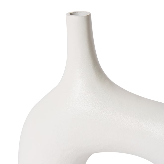 Arnold Vase - White, 25cm (H)