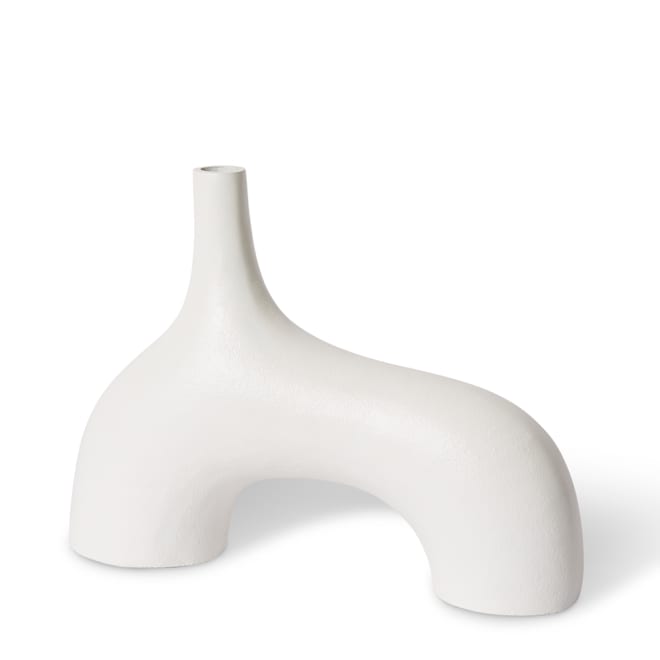 Arnold Vase - White, 25cm (H)