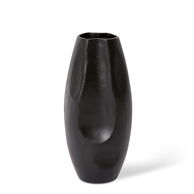 Wrigley Vase - Black, 29cm (H)