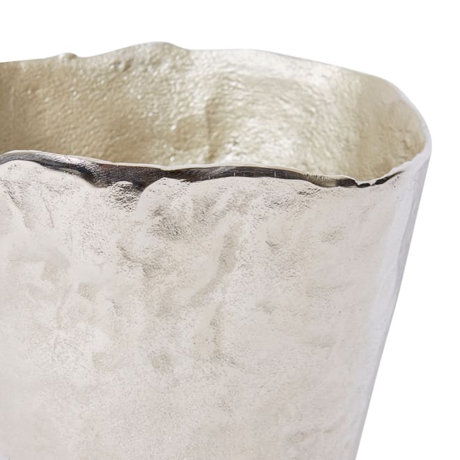 Kahari Vase - Nickel, 28cm (H)