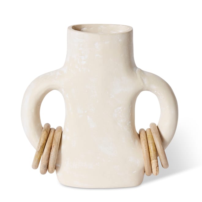 Abdou Vessel - Ivory/Natural, 29cm (H)