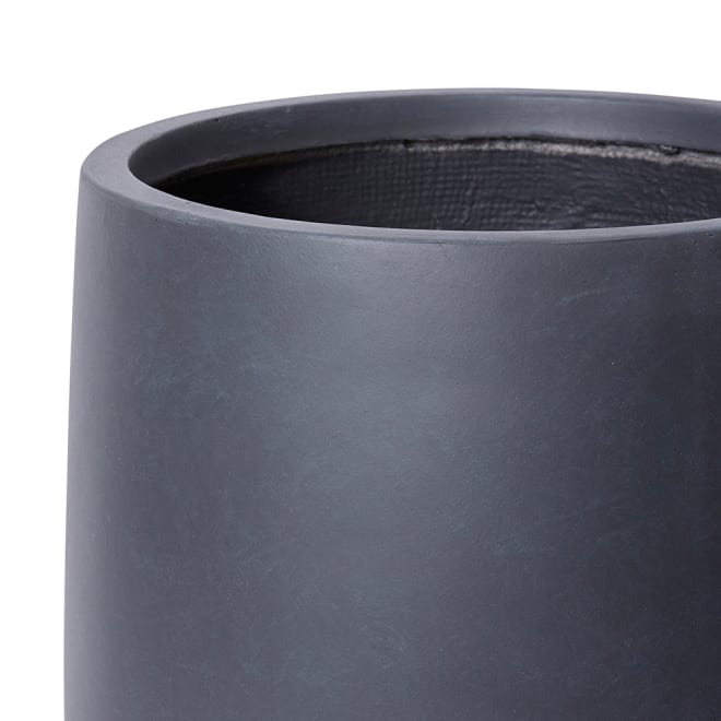 Aiden Fibrestone Planter Set of 2 (Outdoor) - Black, 44/56cm (H)