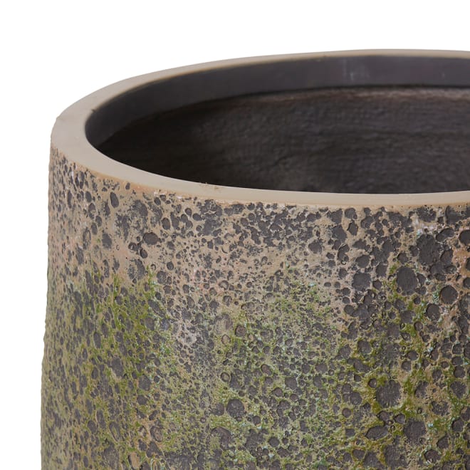 Finn Fibrestone Planter Set of 2 (Outdoor) - Brown, 38/52cm (H)