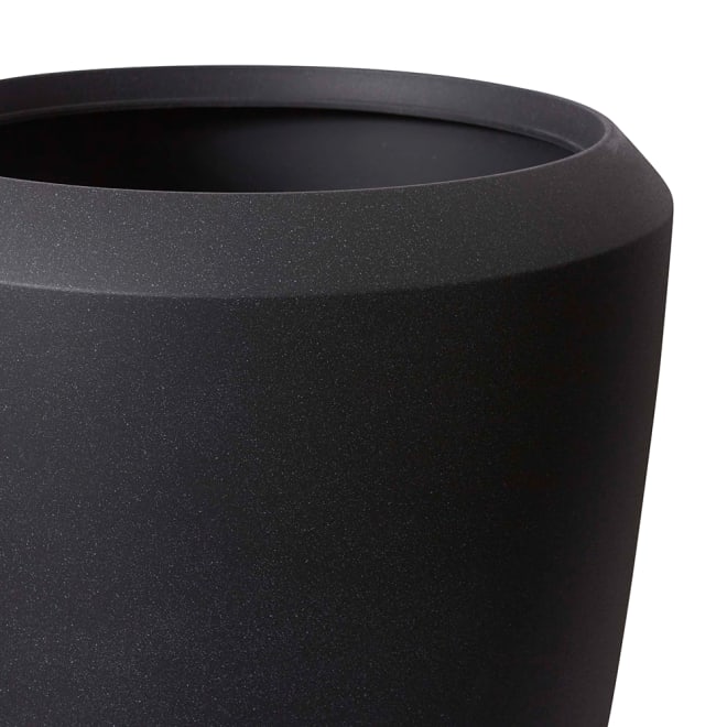 Malik Tall Planter Set of 2 (Outdoor) - Black