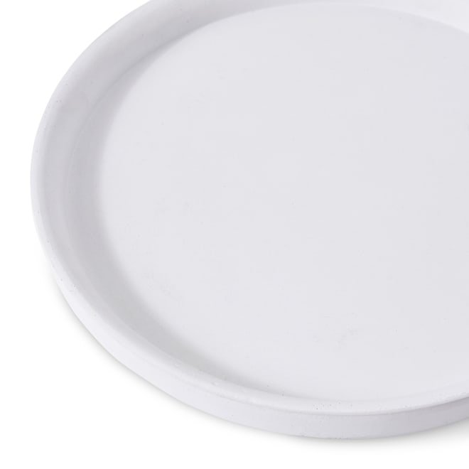 Aiden Planter Saucer (Outdoor) - White, 3.5cm (H)