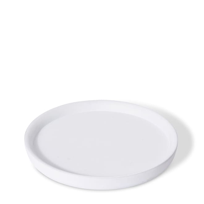 Aiden Planter Saucer (Outdoor) - White, 3.5cm (H)