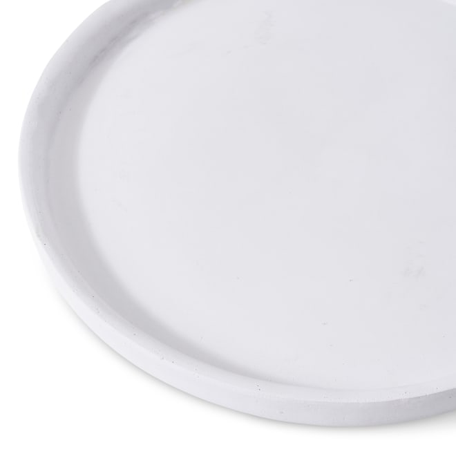 Aiden Planter Saucer (Outdoor) - White, 4.5cm (H)