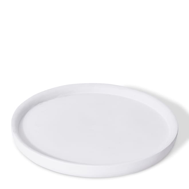 Aiden Planter Saucer (Outdoor) - White, 4.5cm (H)