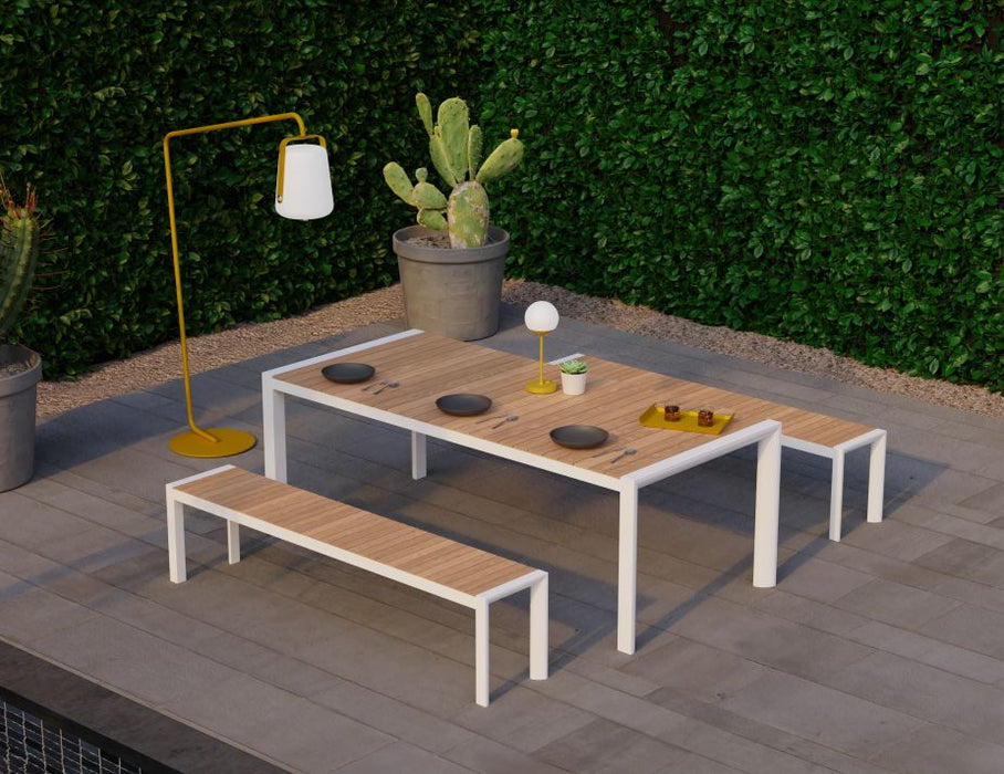 Vydel Table - Outdoor - 220cm x 100cm - White