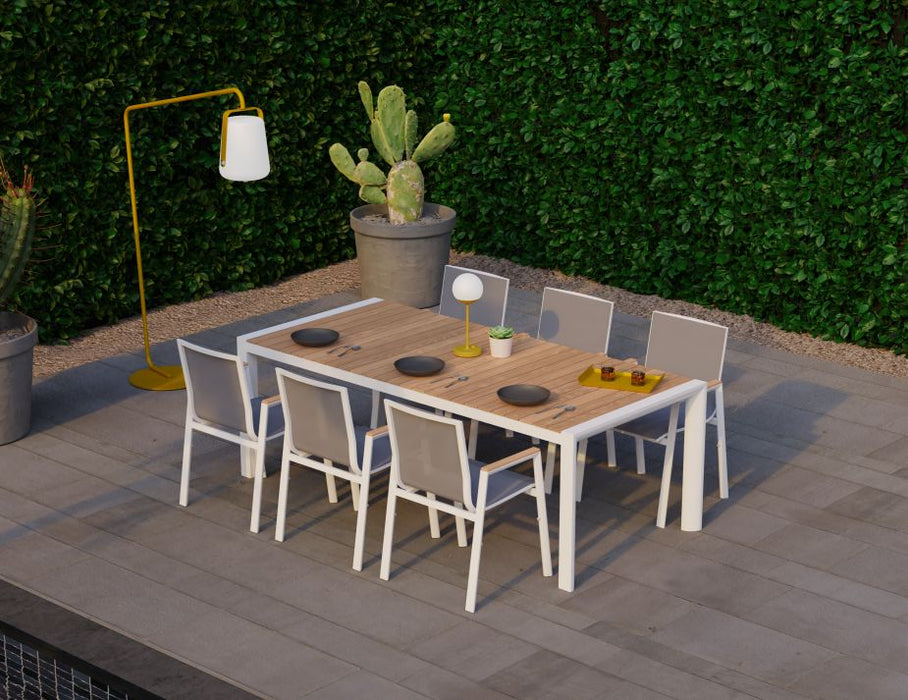 Vydel Table - Outdoor - 220cm x 100cm - White