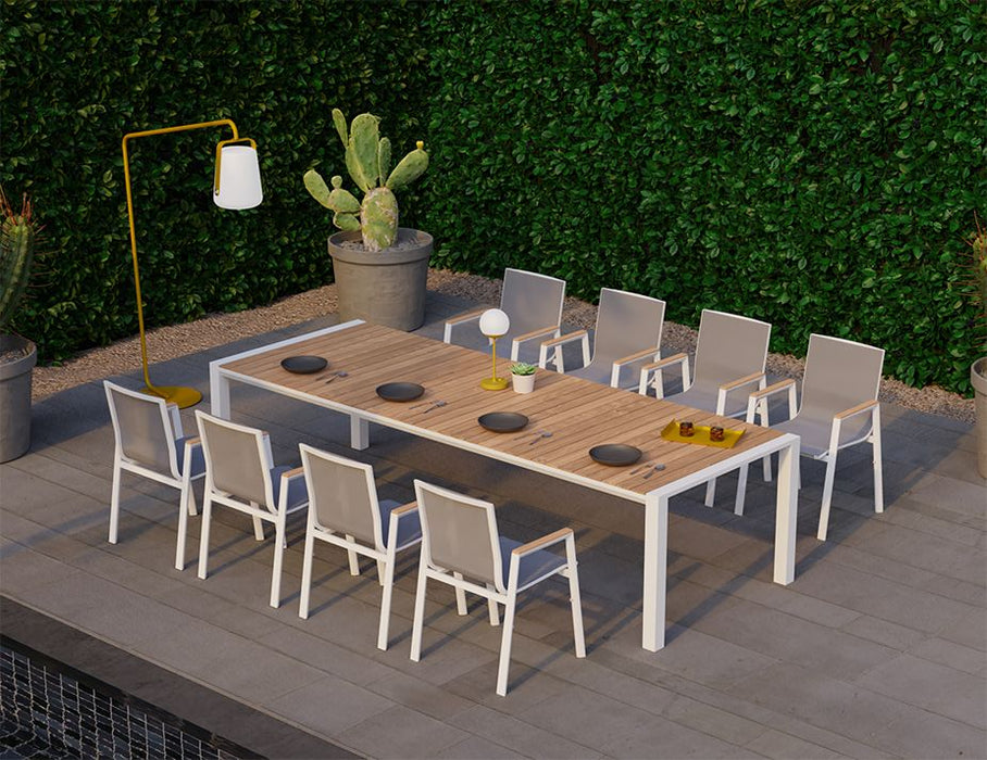 Vydel Table - Outdoor - 300cm x 110cm - White