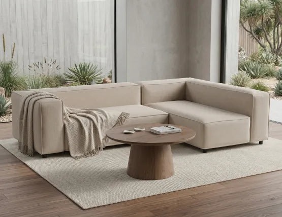 Circa Coffee Table - Round - Autumn Walnut - 85cm