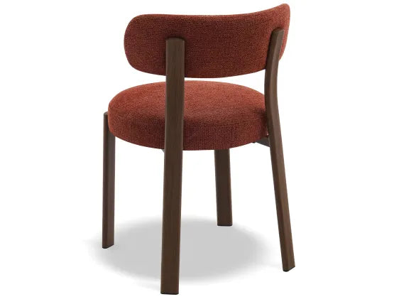 Nodus Dining Chair - Walnut - Terracotta