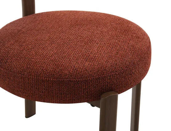 Nodus Dining Chair - Walnut - Terracotta