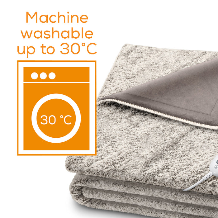 Beurer HD75T Super Cosy Heated Throw - Toffee