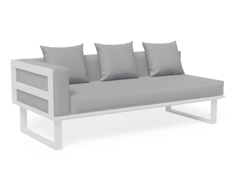 Vivara Sofa - White - Modular Section A - Left Arm