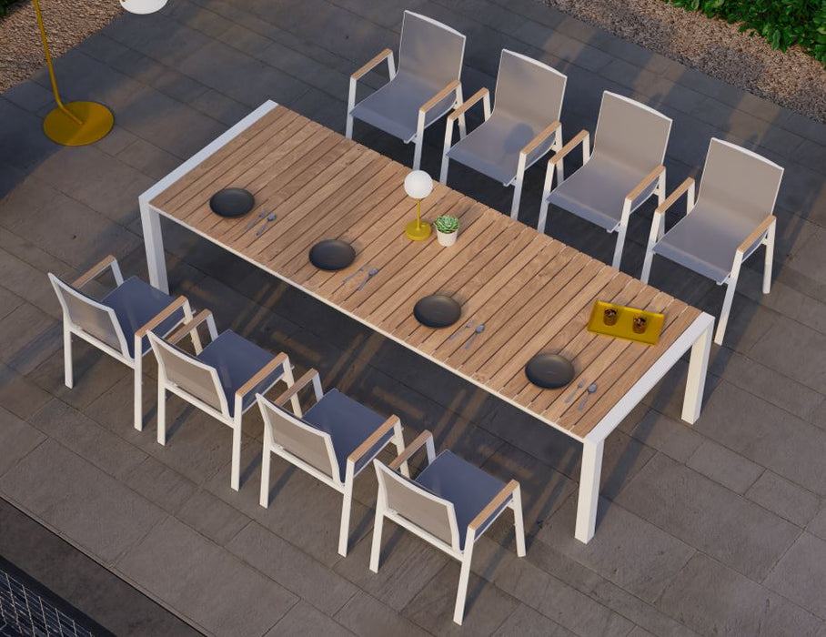 Vydel Table - Outdoor - 300cm x 110cm - White